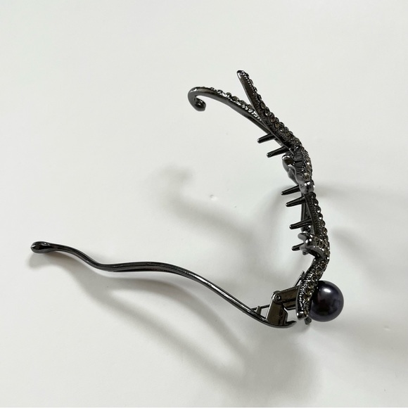 Whimsical Mermaidcore Barbiecore Starfish & Purple Pearl Hair Clip / Barret - Picture 3 of 5